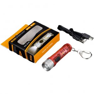 Lampe De Poche Porte-Cles, Lampe De Poche Portable Rechargeable Et Legere, Ideale Pour L'exterieur - Neuf