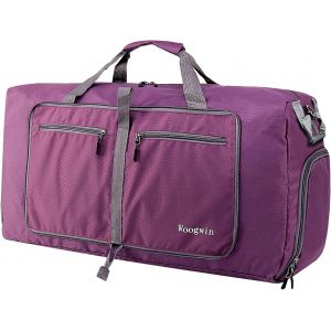 CAUC-Sac de Voyage 100L Pliable de Grand Capacit&eacute; Sac Voyage Homme et Femme avec des Chaussures Compartiment Poche &eacute;tanche Sac de Sauna Vacances Sport Gym Nuit Sac de Voyage - Neuf