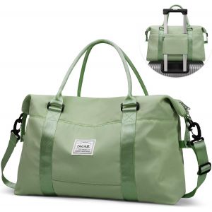 SHIBA-Sac de Voyage Week-end pour Femme, Fourre-tout de Nuit avec Poche Humide, d'Hôpital pour le Travail et l'Accouchement, Vert [3 - Neuf