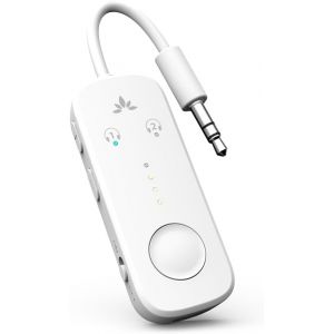 Relay ¿ Adaptateur Bluetooth 5.3 Pour Avion Avec Qualcomm Aptx Adaptive, 2 Airpods/Casques Pris En Charge, 20H D¿Autonomie, Emetteur Audio Sans Fil 3,5Mm Pour Vol, Voyage, Gym Sport - Neuf