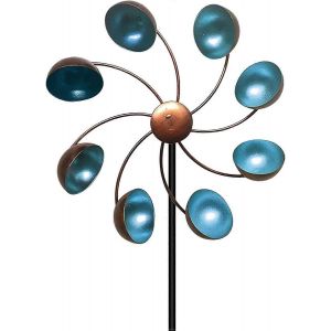Nouveau Produit,Moulin À Vent En Métal Wind Spinners Pelouse Jardin Moulin À Vent Jardin Moulin À Vent Jardin Moulin À Vent Fenêtres En Fer - Neuf
