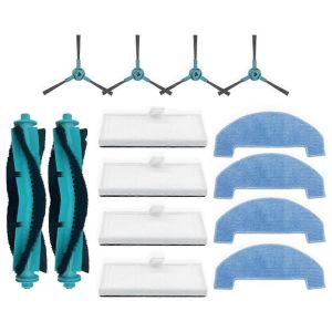 Lot de 14 pi&egrave;ces de rechange pour aspirateur S5+ Plus, 2299 Ultra Home X-Treme, brosse lat&eacute;rale principale, filtre, tampons de nettoyage - Neuf