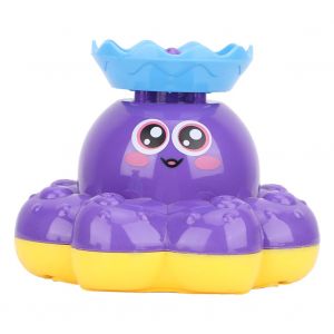 Jouet Amusant Pour Salle De Bain Pour Enfants, Bateau Arroseur Electrique En Forme De Pieuvre, Animal Marin (Violet) - Neuf