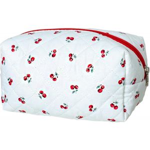MAA-Trousse de Toilette Femme, Vanity Femme, Pochette Maquillage, Portable Makeup Bag, Fermeture Eclair Pliable Accessoires de Voyage Femmes avec Motif Imperméable pour Port Quotidien - Neuf