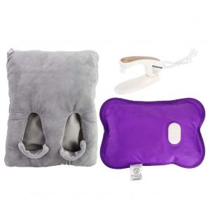 Chauffe-pieds electriques rechargeables, coussin chauffant pour chaussures a domicile - Neuf