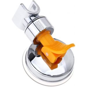 CHECARZHN--NO1-Support De Pommeau De Douche Rotatif À 360° Réglable Universel En Abs Chromé Pour Marbre Verre Métal Céramique Salle De Bain - Neuf