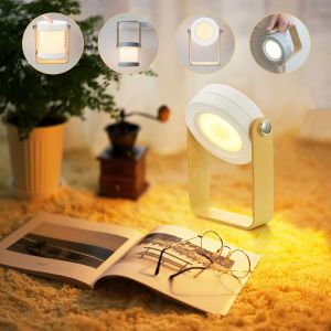 Lampe De Chevet Tactile À Intensité Variable, Lampe De Chevet Portable, Lampes De Chevet Avec Veilleuse Sécurisée, Table De Chevet Portable Blanche - Neuf