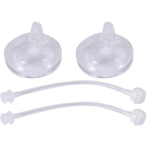 2pcs T&eacute;tines &Agrave; Bec Pour Biberon Comotomo Et Mason,Diam&egrave;tre 7cm - Neuf