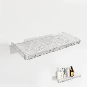 TIANYI-Etag&egrave;re Douche sans Percage 2pcs Rangement et Organisation Douche pour la Bain Cuisine Chambre Mural Douche Support Porte Shower pour Baignoire - Neuf