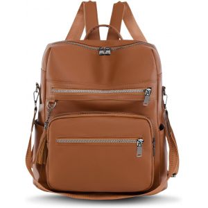 Sac &agrave; Dos Femme,Sac &agrave; Bandouli&egrave;re D&eacute;contract&eacute; Imperm&eacute;able,Plusieurs Poches Sacs Bandouli&egrave;re,L&eacute;ger Sacs Dos de Ville pour Voyages,Loisirs,Travail,Shopping - Neuf