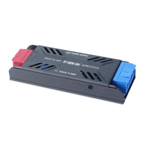 Transformateur 220V 24V LED Driver 100W,Ultra Fin LED Transfo Alimentation à Découpage 220V AC 24V DC 4,2A Adaptateur Alimentation Convertisseur De Tension Pour l'éclairage LED Intérieur - Neuf