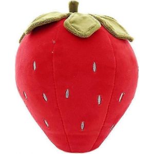 Oreiller en peluche aux fruits, jouet en peluche aux fraises mignon, jouet en peluche aux fraises mignon, grand coussin de canape en peluche aux fruits, coussin en peluche pour animaux en peluche - Neuf