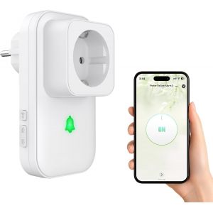 VornixorSarlshopD&eacute;tecteur de Coupure de Courant WiFi Tuya, Prise Intelligente avec Alarme WLAN, 110DB Alerte en Cas de Panne de Courant, Compatible avec l'application Smart Life avec indicateur LED - Neuf
