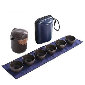 Ensemble De Tasse À Thé En Céramique Portable Ensemble De Théière Ensemble De Théière Gongfu Chinois Ensemble De Théière En Porcelaine Tasses À Thé Pour Tr - Neuf