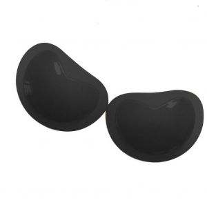 Coussinets De Soutien-Gorge Push Up En Silicone,1 Paire,Coussinets De Massage Respirants En Silicone Pour Le Rembourrage Des Maillots De Bain -Black - Neuf
