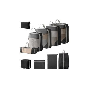 Ensemble de 10 cubes de rangement pour bagages - Neuf