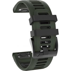 MEVRONISSHOP-pour Garmin Fenix 5X, Bracelet de montre en silicone souple 26 mm pour Fenix 7X/Fenix 5X Plus/Fenix 6X/Fenix 6X Pro/Fenix 3/HR/Descent MK1/D2 Delta PX/D2 Charlie - Neuf