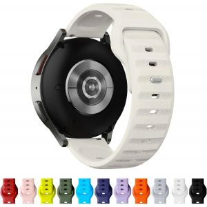 Kalanka-Bracelet De Montre Silicone 20mm 22mm Pour Homme Et Femme, Boucle Réglable, Dégagement Rapide, Bracelet Montre Sport Noir, Compatible Avec Les Montres Intelligentes - Neuf