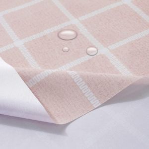 Rustique Plus de modèles imperméable PVC Nappe de Table Rectangulaire Résistant à l'huile Table Tissu(Rose,120_x_160_cm) - Neuf