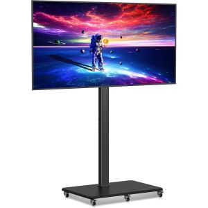 SUBZONAL-Support TV sur roulettes - R&eacute;glable en hauteur - Pour &eacute;cran plat de 42 &agrave; 70" - Charge maximale : 40 kg - VESA 600 x 400 mm - Neuf