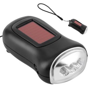 Lampe De Poche Solaire À Manivelle, Rechargeable, Alimentée Par Énergie Solaire, Torche D'Urgence À Dynamo À Led Pour Le Camping En Plein Air, L'Escalade Et La Randonnée - Neuf