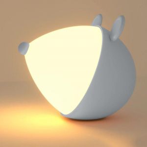 Veilleuse Souris Mignon Lampe B&eacute;b&eacute; Veilleuse Avec Capteur Tactile Rechargeable Changement De Couleur Pour Chambre D'enfants - Neuf