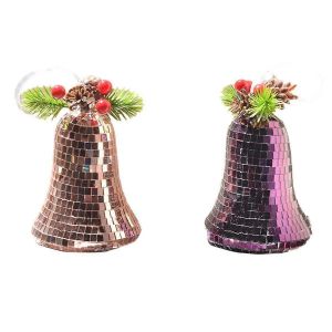 Bell Disco Pendentif Mignon Mode R&eacute;tro No&euml;l Cloche Miroir R&eacute;flexion Ornements Arbre de No&euml;l Dec - Neuf