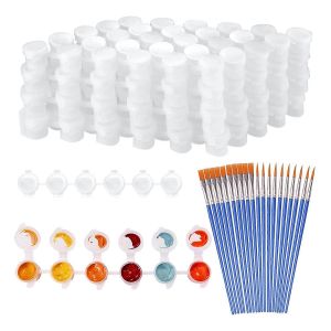 20strips 120pots Bandes De Peinture Et 20 Pinceaux,3ml/0.17oz - Neuf