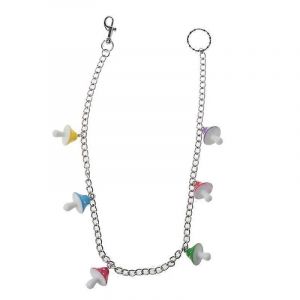 Coloré Portefeuille Chaîne Hip Hop Pantalon Chaîne Champignon Pendentif Porte-Clés Ceintures - Neuf