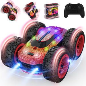 ERYI-Voiture Telecommandée Jouet Enfant, 4X4 Télécommandé Tout Terrain Rapide Voiture De Course 360 Rc Crawler Camion Radiocommandee Jeux Extérieur Intérieur Cadeau Anniversaire Pour Garcon Fille Ado - Neuf