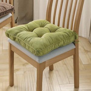 Coussin De Chaise D'extérieur À Lacets 17x17 Pouces Coussin De Siège Carré Coussin De Patio Capitonné Pour Bureau S - Neuf