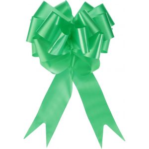 Kal-10pcs 12cm Noeud De Ruban De No&euml;l Gros Noeud Pour Emballage Cadeau Vert Pour Les Paniers De Voiture De Mariage, Noeud De No&euml;l - Neuf