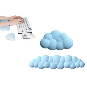 Repose-poignets Cloud pour clavier et souris - Bleu - Neuf