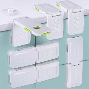 Serrures Pour Meubles [Paquet De 6] Serrure De S&eacute;curit&eacute; Pour B&eacute;b&eacute; - La S&eacute;curit&eacute; De L'armoire Pour Enfants Prot&egrave;ge - Neuf