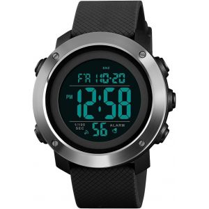 Sport Montre Homme Et Gar&ccedil;on 50m Etanche Double Temps Multifonctionnelnel Digitale Montres Bracelet Et Caoutchouc Ruban Led &Eacute;lectronique Alarme Date Chronom&egrave;tre - Neuf
