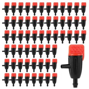 60pcs Goutteur Irrigation Réglable, 4/7Arroseurs Goutteurs D'irrigation, Micro Flow Drip Head Buses De Brouillard Dirrigation, Buse D'irrigation Pour Système D'arrosage Pour La Maison Les Succulentes - Neuf