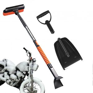 Pelle a neige, grattoir a glace, pelle a voiture, ensemble pelle pliante grande capacite - Neuf