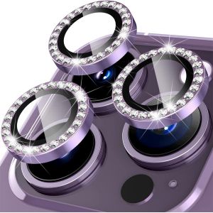 Diruite Caméra Arrière Protecteur pour iPhone 14 Pro/14 Pro Max Protecteur Photo,Verre Trempé + Alliage D'aluminium Camera Lens Protecteur pour iPhone 14 Pro/14 Pro Max Camera Protector.[H54] - Neuf