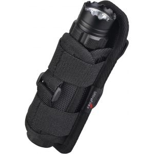 Flashlight Holster For Led Torch,Nylon Cover Pouch Case Bag For Tactical Torch,Dutyflashlight Holder With 360 Degrees Rotatable Clip Belt,Long Type - Neuf