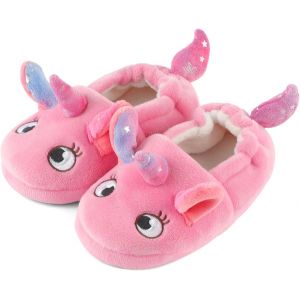 Kalanka-Lacoifa Chausson De Chouette Pour Enfant Garçon Ou Fille Pantoufles Animaux En Tricot D'hiver Antidérapants - Neuf
