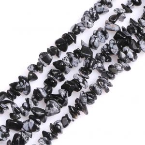 Store Fil De Perles En Forme D'éclat De Pierre Précieuse Pour Création De Bijoux Perles De 7-8 Mm 86 Cm.[P31] - Neuf