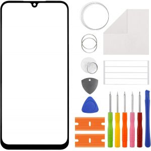 KAL-Kit De R&eacute;paration D'&Eacute;cran 6,5"" En Verre Frontal Compatible Avec Samsung Galaxy A25 Sm-A256E Avec Adh&eacute;sif Oca Avec Kit D'Outils, Pas D'&Eacute;cran Lcd Et Num&eacute;riseur Tactile - Neuf