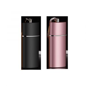 Lot de 2 cendriers de poche noirs et or rose 32 mm x 17 mm x 85 mm, déodorants - Cendriers à emporter - Cendriers à emporter - Neuf