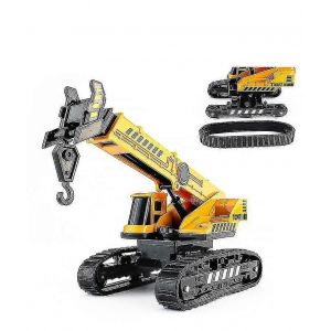 Crawler Crane Toys Simulation Engineering Car Model Children's Toy/YY-Bleu - Neuf
