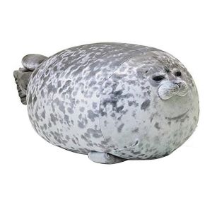 Oreiller Chubby Blob Seal, peluche en coton rembourre - Neuf