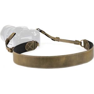 Megagear Slr, Dslr Bandouli&egrave;re Ajustable En Cuir V&eacute;ritable &Agrave; Porter Autour Du Cou Ou Sur L`&Eacute;paule[Z590] - Neuf