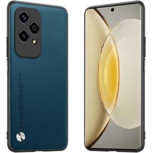 Kal-&Eacute;tui Adapt&eacute; &Agrave; Honor 200 Lite 5g (6.7""), Housse Coque En Cuir M&eacute;tallique De La S&eacute;rie Code - Saphir - Neuf