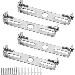 4pcs Plafonnier Luminaire Support 90mm Pendentif Accessoires Lustre Plafonnier Base - Neuf