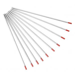 Electrode en tungstene WT20, tige TIG professionnelle 2 % thoriee pour machine a souder TIG (3,2 mm x 150 mm) - Neuf