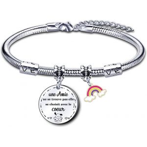 Eryi-Bracelets Cadeau Noel Amie Bracelets Pour Amitié Cadeau Meilleure Amie Cadeau Amie Anniversaire Bracelet Amie Bracelet Pour Amie Meilleure Amie Cadeau Cadeau Femme Amie Bracelet Femme - Neuf